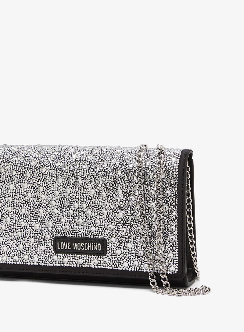 Love Moschino  Glimmer Glitter Crossbody Bag for Women | Best Price UAE